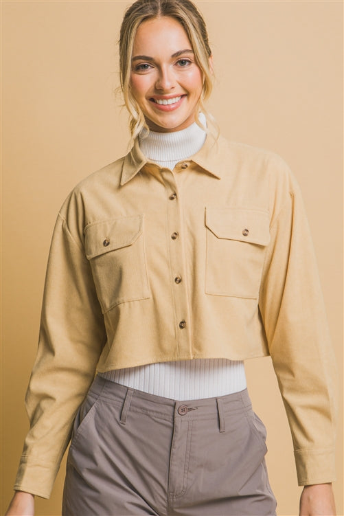 Karly Corduroy Top